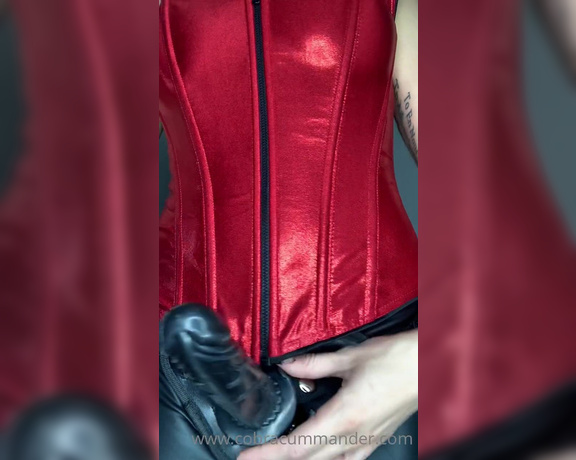 Cobra Cummander aka Cobracummander OnlyFans - Suck my superior cock Femme domme cock sucking humiliation clip