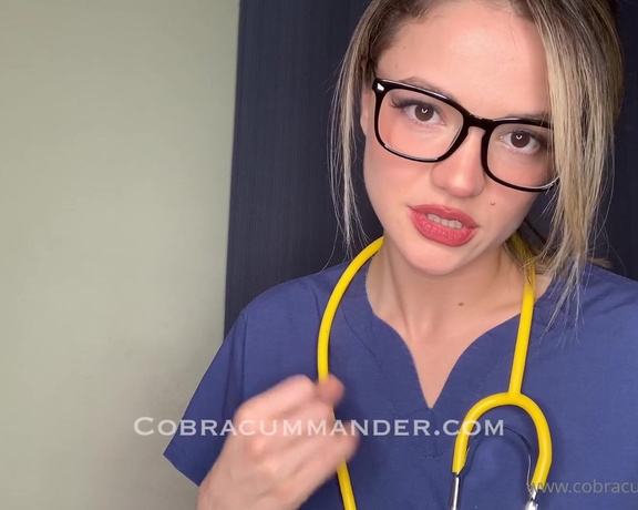 Cobra Cummander aka Cobracummander OnlyFans - Cobra’s Clinic needs a sperm sample Head Nurse teaches you to control your orgasm
