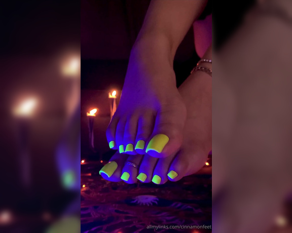 Goddess Cinnamon aka Cinnamonfeet2 OnlyFans - You aint going our trick or treating… You will be all night long sucking my toes 1