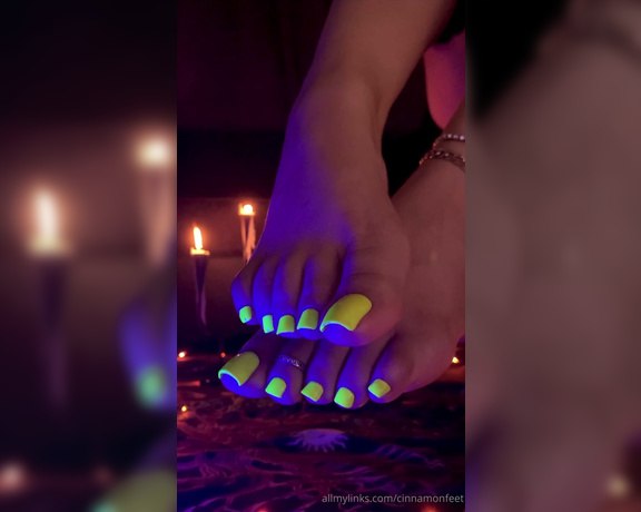 Goddess Cinnamon aka Cinnamonfeet2 OnlyFans - You aint going our trick or treating… You will be all night long sucking my toes 1