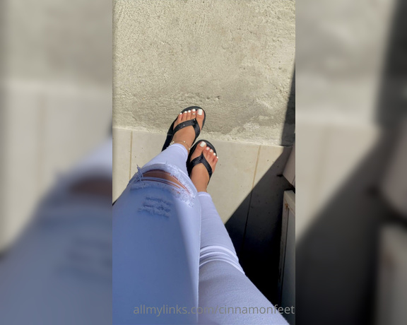 Goddess Cinnamon aka Cinnamonfeet2 OnlyFans - Take a walk with me and my perfect white toes 1