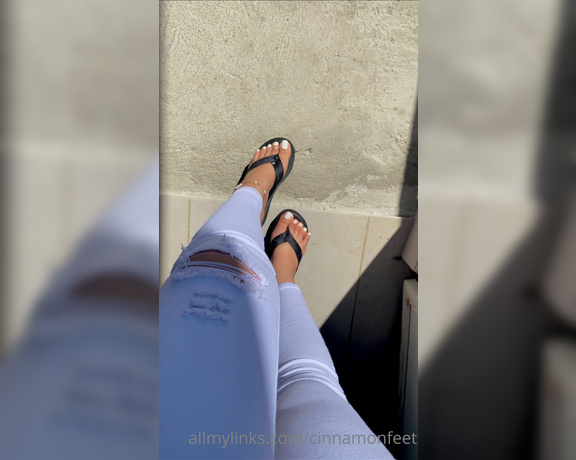 Goddess Cinnamon aka Cinnamonfeet2 OnlyFans - Take a walk with me and my perfect white toes 1