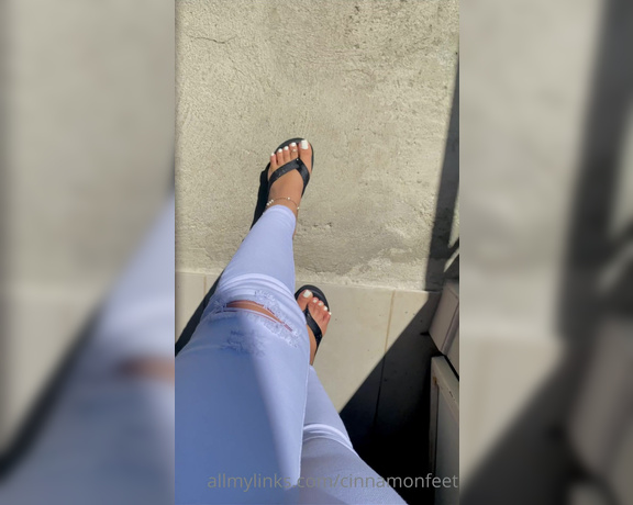 Goddess Cinnamon aka Cinnamonfeet2 OnlyFans - Take a walk with me and my perfect white toes 1