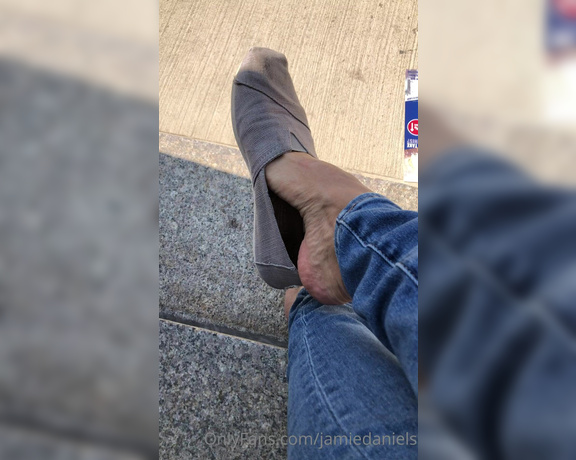 Jamie Daniels aka Jamiedaniels OnlyFans - A fan request is for a shoe dangletease with my Toms Here ya go! 9