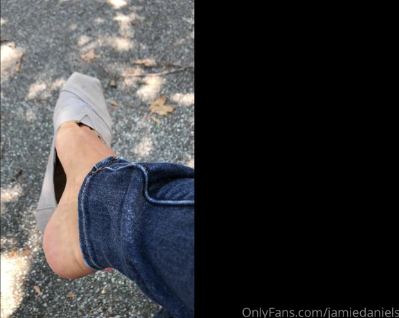 Jamie Daniels aka Jamiedaniels OnlyFans - Some Toms shoe dangling These are by far some of my most fav shoes, they are super comfy and I can