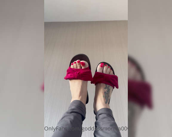 Goddess monica aka Goddessmonica00w OnlyFans - Sandals in the air per your request