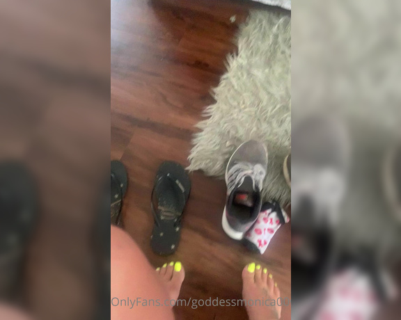 Goddess monica aka Goddessmonica00w OnlyFans - These dirty socks 2