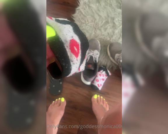 Goddess monica aka Goddessmonica00w OnlyFans - These dirty socks 2