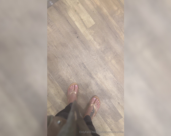 Goddess monica aka Goddessmonica00w OnlyFans - Flip flop walk around