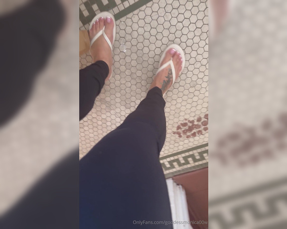 Goddess monica aka Goddessmonica00w OnlyFans - What would yoi do to these flip flops