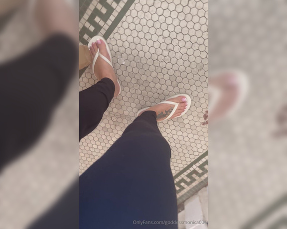 Goddess monica aka Goddessmonica00w OnlyFans - What would yoi do to these flip flops