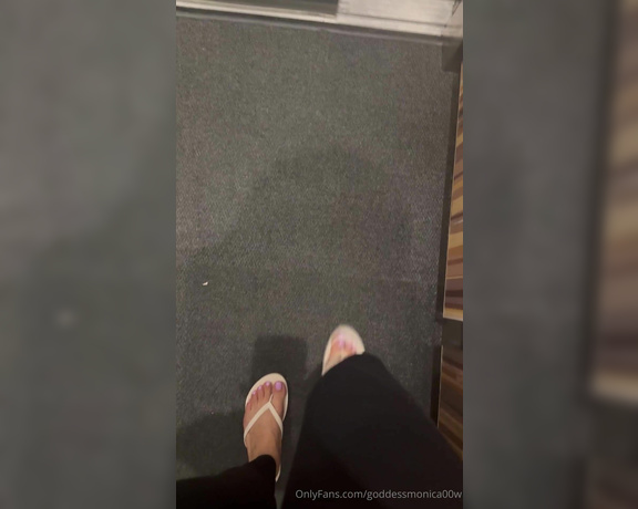 Goddess monica aka Goddessmonica00w OnlyFans - Flip flop walk about