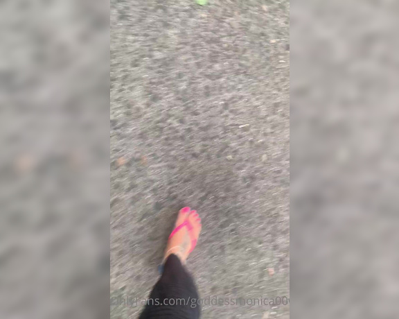 Goddess monica aka Goddessmonica00w OnlyFans - Flip flop walk