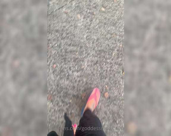 Goddess monica aka Goddessmonica00w OnlyFans - Flip flop walk