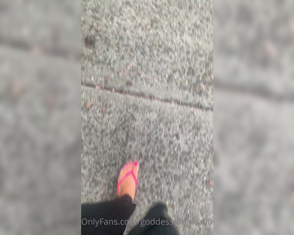 Goddess monica aka Goddessmonica00w OnlyFans - Flip flop walk