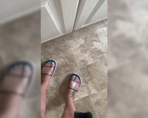 Goddess monica aka Goddessmonica00w OnlyFans - New pedi in mk slides