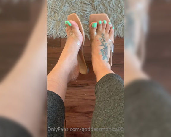 Goddess monica aka Goddessmonica00w OnlyFans - When you love the bottoms of those nasty flip flops 1