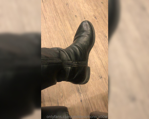 Goddess monica aka Goddessmonica00w OnlyFans - Lick my riding boots