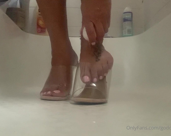 Goddess monica aka Goddessmonica00w OnlyFans - Egg crush in mules per your request