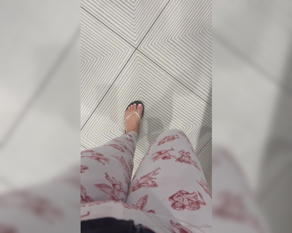 Goddess monica aka Goddessmonica00w OnlyFans - Flip flop walk around