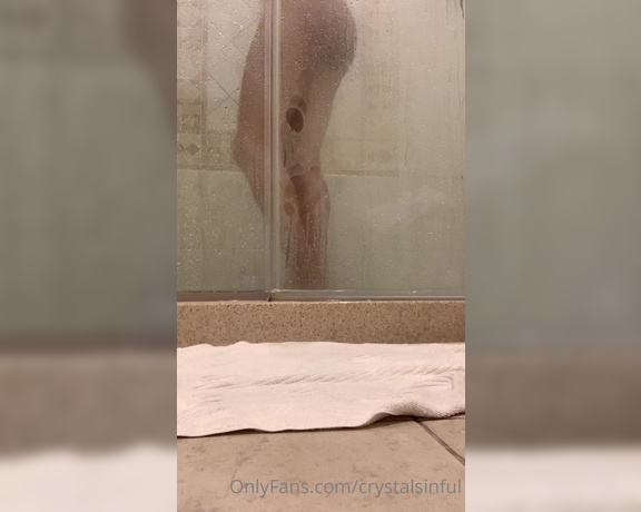 CrystalFins aka Crystalsinful OnlyFans - Enjoy and watch me shower, since you was patiently waiting 1