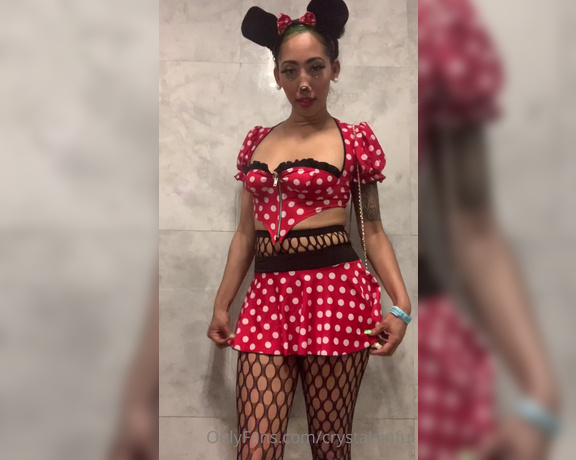 CrystalFins aka Crystalsinful OnlyFans - Minnie mouse fun 4