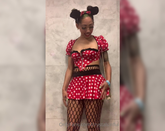 CrystalFins aka Crystalsinful OnlyFans - Minnie mouse fun 4