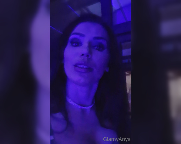 GlamyAnya aka Glamyanya OnlyFans - Ive had an awful night and I just had to run away from everybody and selfcare( read masturbate) &