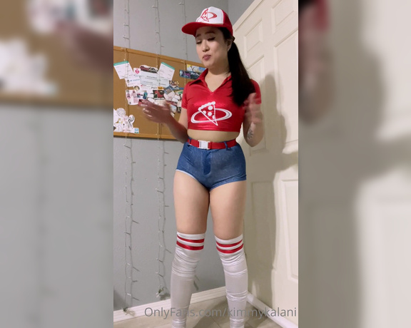 Kimmy Kalani aka Kimmykalani OnlyFans - I got some new sexy costumes for future roleplays! What do you think of the UPS costume and Pizza
