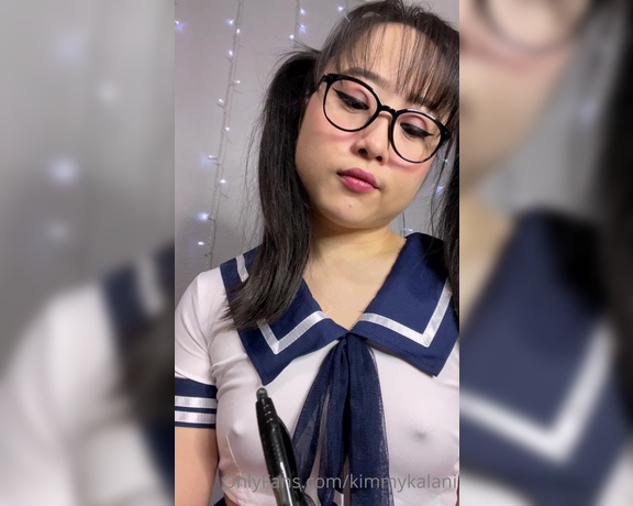 Kimmy Kalani aka Kimmykalani OnlyFans - Your favorite cutie classmate is having some trouble with her school work would you mind explai