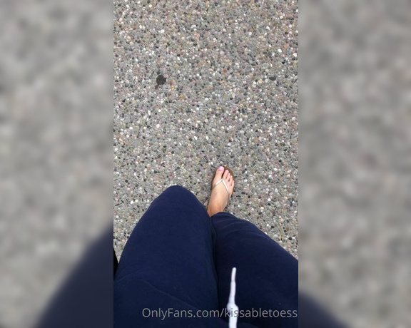 Kissable Toes aka Kissabletoess OnlyFans - Taking a walk to grab some coffee Want to join 1