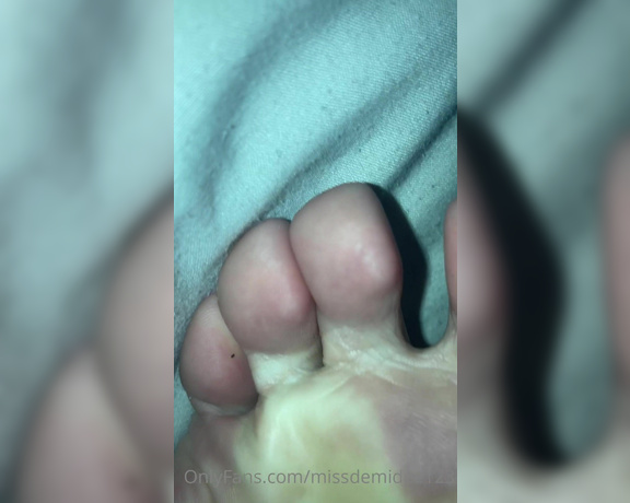 Miss Demi Dee aka Missdemidee123 OnlyFans - Aren’t you the biggest Foot Slut for me A weak, pathetic little fool who loves his whole life devote