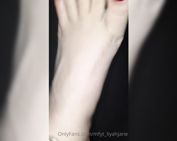 myf33tyourtreat aka Mfyt_liyahjane OnlyFans - A few pics n little video of todays cummy mess from him smelling my stinky toes 6