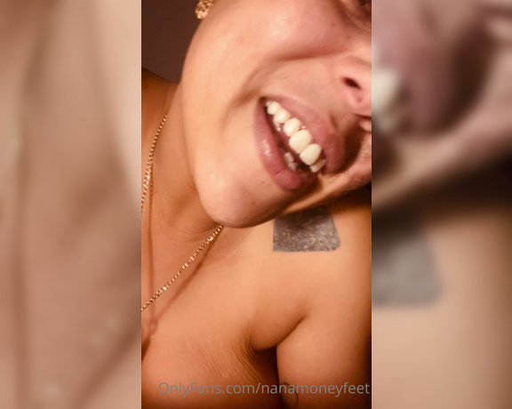 NaNaDaGoDD aka Nanamoneyfeet OnlyFans - MOUTH TEASER!!! 1