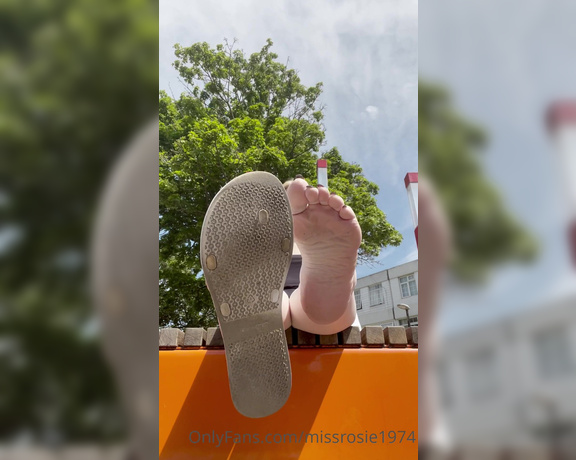 Rosie aka Missrosie1974 OnlyFans - Official the start of flip flop season