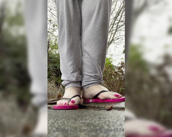 Rosie aka Missrosie1974 OnlyFans - Flip Flop Soles