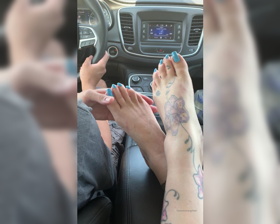 Goddess Rhonda aka Sweetesthangsfeet OnlyFans - My Uber ride  just for My Only Fans