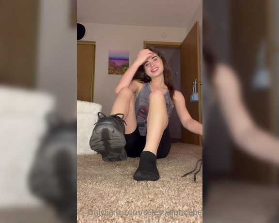 Phoebe aka Celestialphoebe OnlyFans - Jerk your cock for my stinky, sweaty, after the gym soles