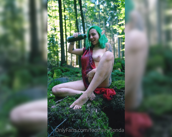 Freaky Fjonda aka Freakyfjondaxxx OnlyFans - Last Part Pictures and Videos of me, the magical forest feet fairyYUM! 5