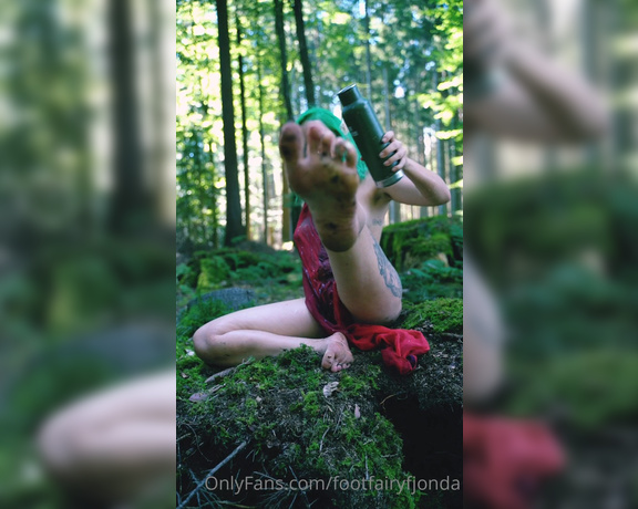 Freaky Fjonda aka Freakyfjondaxxx OnlyFans - Last Part Pictures and Videos of me, the magical forest feet fairyYUM! 5
