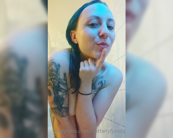 Freaky Fjonda aka Freakyfjondaxxx OnlyFans - Some showering, feet, fingering my ass and stimulating my cute pussy today and thinking of you