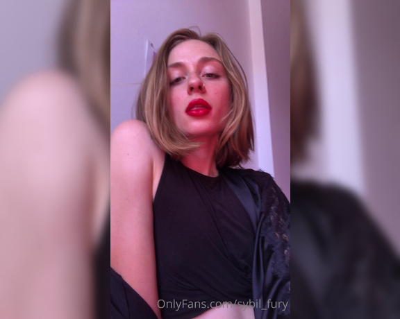 Sybil Fury aka Sybil_fury OnlyFans - After hpn0tizing my lip gloss fetishist with this smooth, shiny bright red gloss I love when fet 1