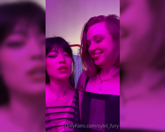 Sybil Fury aka Sybil_fury OnlyFans - @cleoouyang and I just had the most swoon worthy milking and post orgasm t o r t u re session today