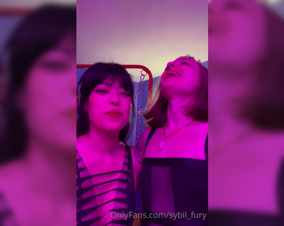 Sybil Fury aka Sybil_fury OnlyFans - @cleoouyang and I just had the most swoon worthy milking and post orgasm t o r t u re session today