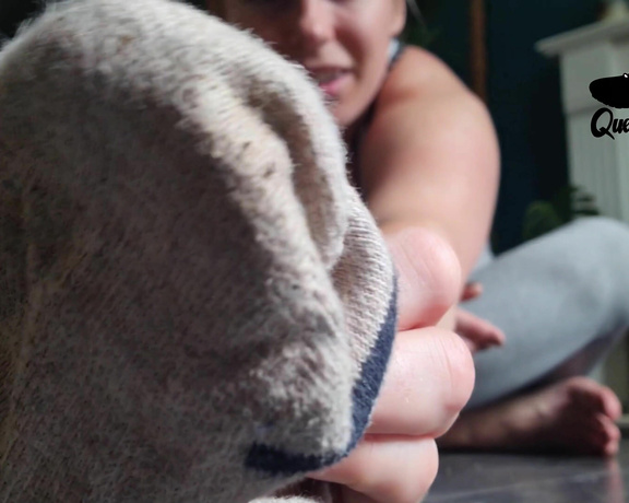 The Foot Queen of England aka Queengf90premium OnlyFans - A post run smelly shoe removal