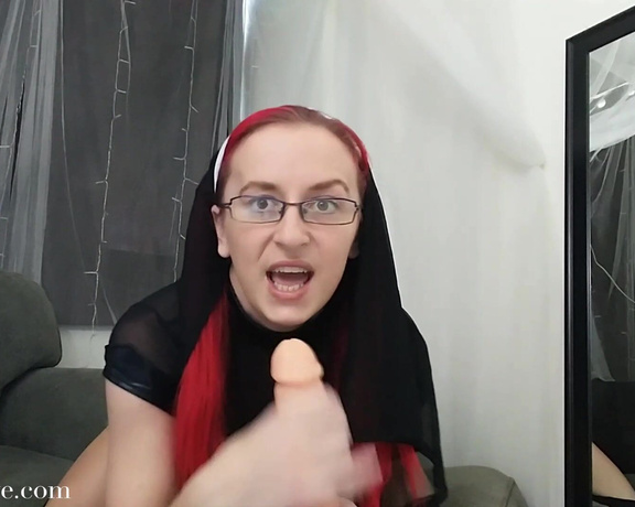 Kinkykatlive aka Kinkykatlive OnlyFans - Naughty Nun Prays For Cock