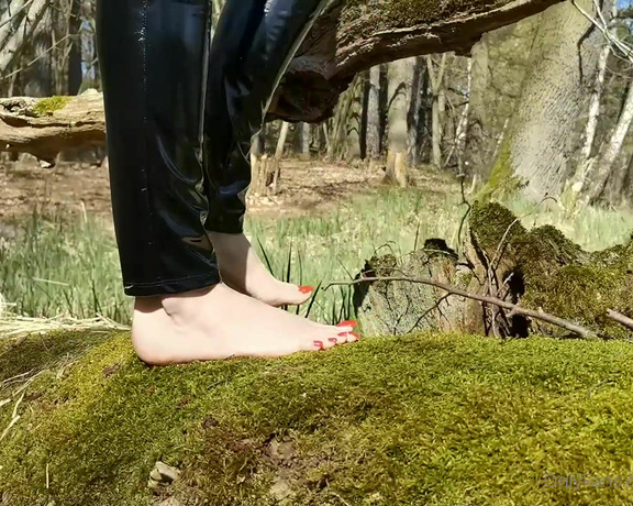 Sexy Lenas diary aka Lenasdiary OnlyFans - (144119894) You like my divine feet on the spherical moss by the lake Then smash the Like button