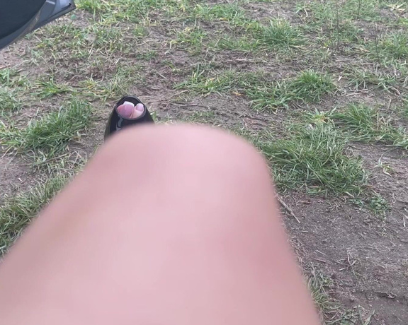 Sexy Lenas diary aka Lenasdiary OnlyFans - (280079180) Louboutins teasing Outdoor