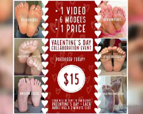 Erin aka Thegoddesserin OnlyFans - Special Valentine’s collab with my girls 6 models in one video you don’t want to miss this