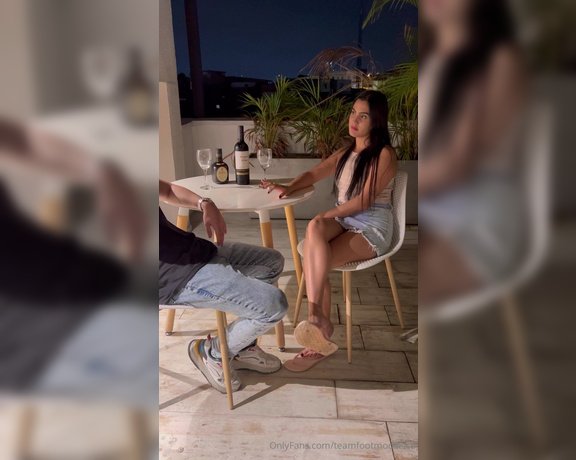 TeamfootmodelsCO aka Teamfootmodelsco OnlyFans - This video on the hotel terrace was delicious, while he was working I was seducing him with the flip